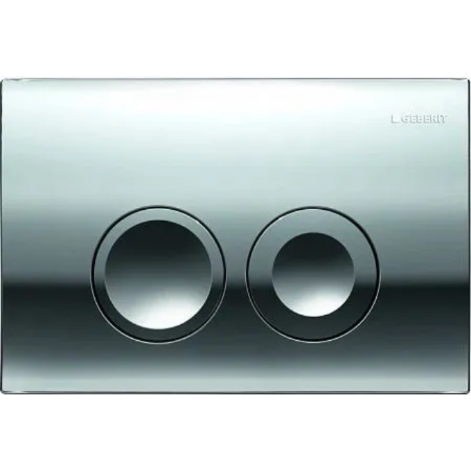 Клавиша смыва GEBERIT DELTA25 хром 115.125.21.5
