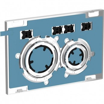 Клавиша смыва GEBERIT SIGMA 21 115.884.00.1 прозрачный