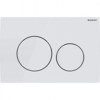 Кнопка смыва GEBERIT DELTA20 115.127.11.1 белый глянец