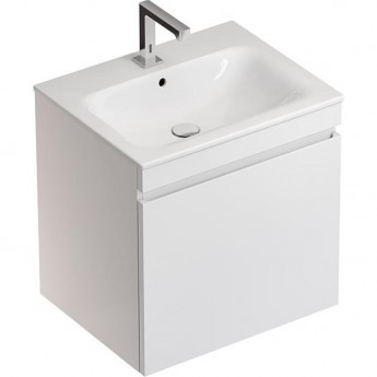 Тумба с раковиной GEBERIT RENOVA PLAN 869560000+122260000 60 см белый
