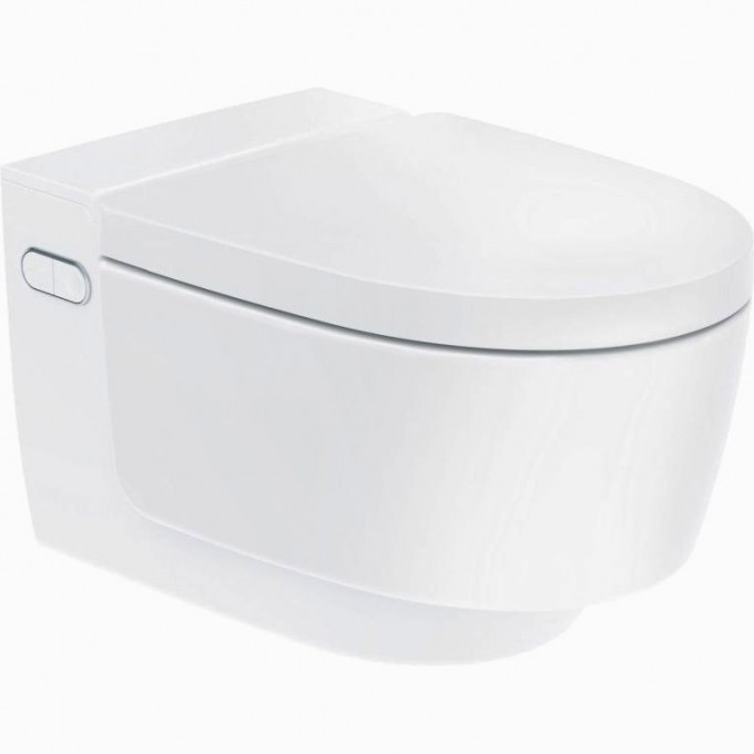 Унитаз-биде подвесной GEBERIT AQUACLEAN MERA COMFORT панель белая 146.214.11.1
